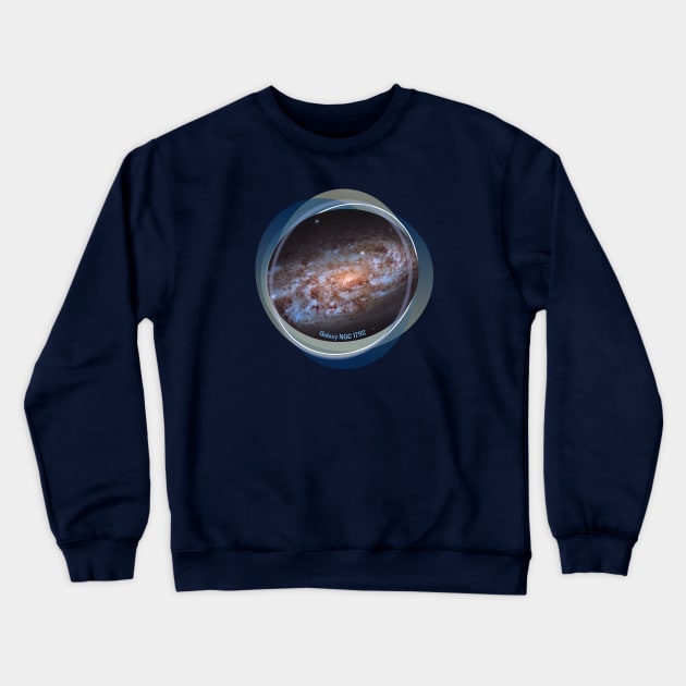 Hubble Space Telescope Images: Spiral Galaxy NGC 1792 Crewneck Sweatshirt by Da Vinci Feather